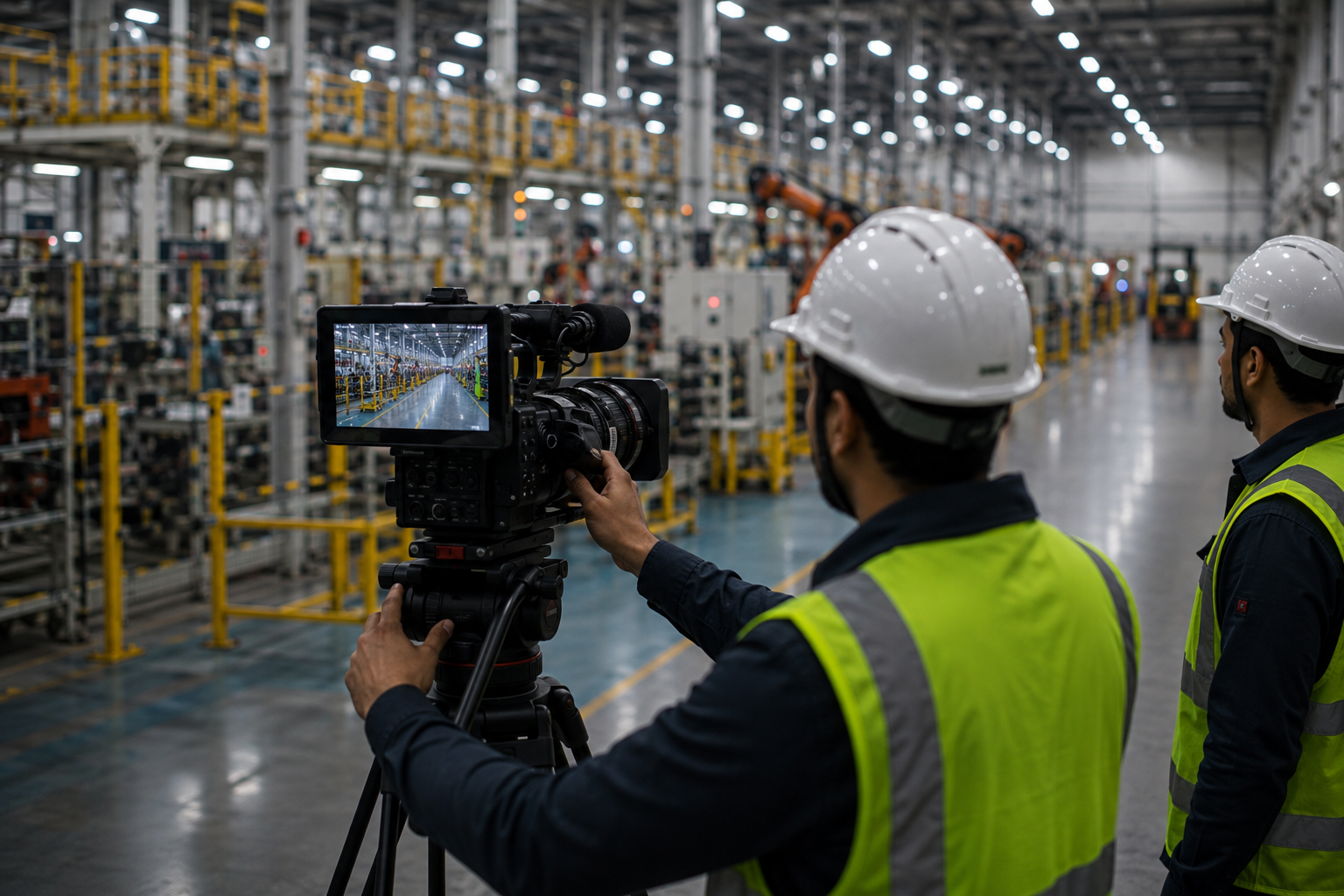 Filming Inside Live Factories